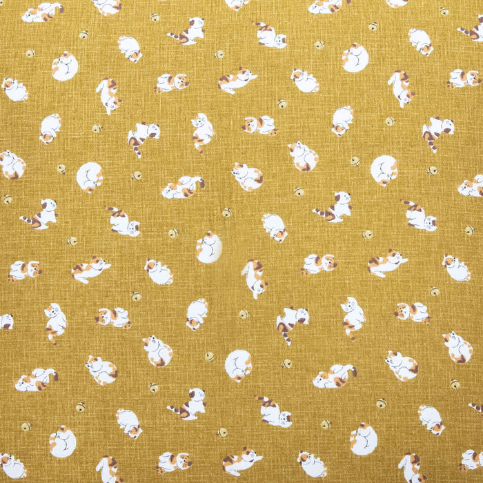 J-Life Koneko Gold Zabuton Floor Pillow