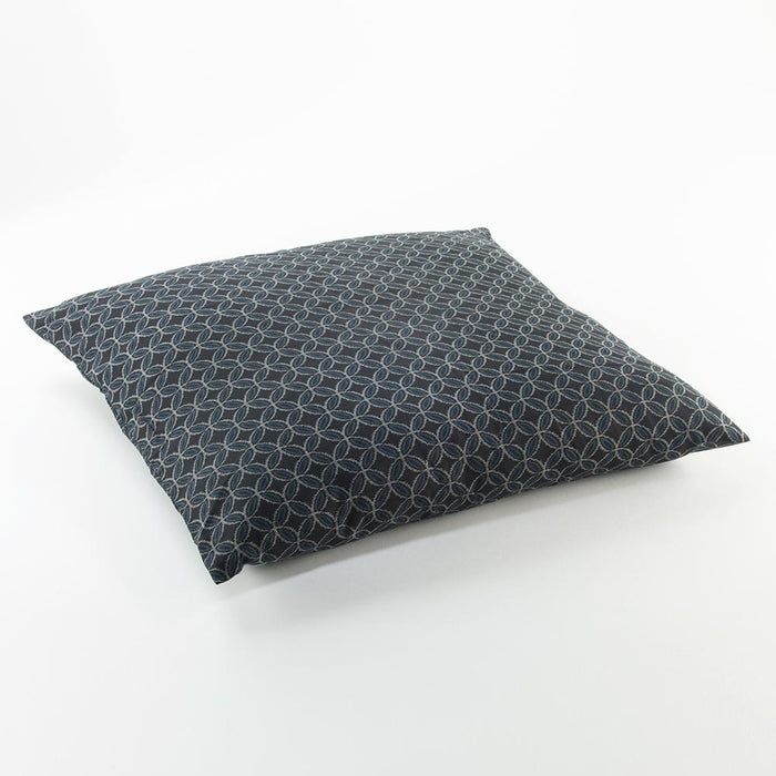 J-Life Marugata Navy Zabuton Floor Pillow