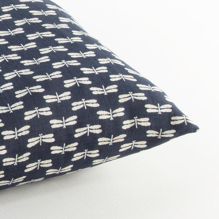 J-Life New Tombo Navy Zabuton Floor Pillow_Pillows & Shams
