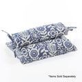 J-Life Saku Navy Buckwheat Hull Pillow_Pillows & Shams