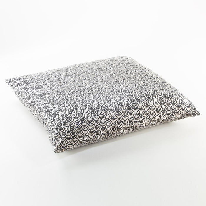 J-Life Seikai Ha Navy #2 Zabuton Floor Pillow