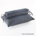 J-Life Shima Navy Buckwheat Hull Pillow