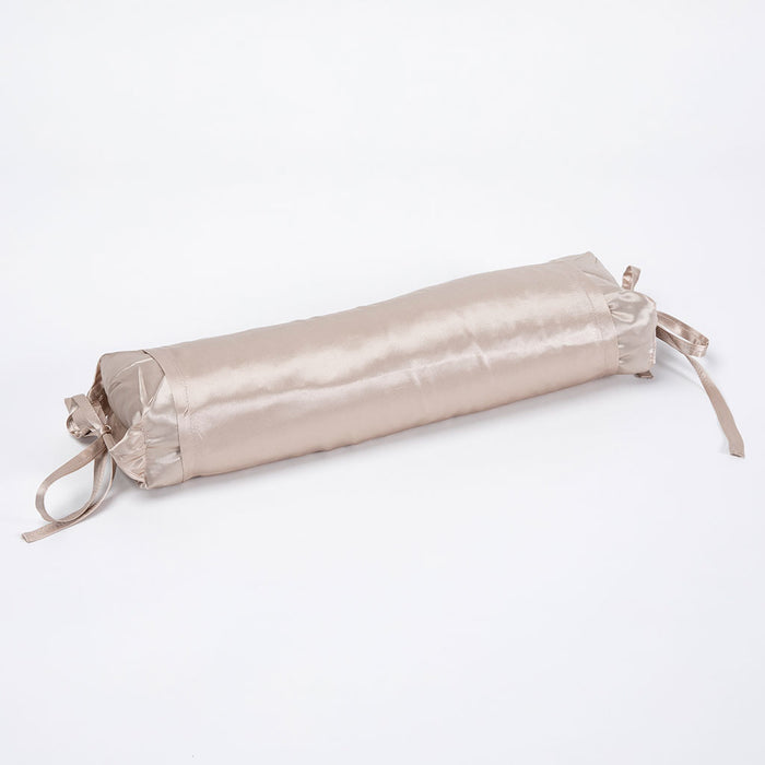J-Life Shiruku Silk Champagne Buckwheat Hull Pillow - COVER ONLY
