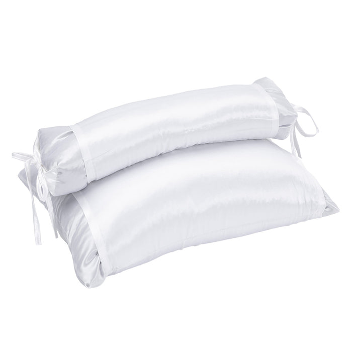 J-Life Shiruku Silk Snow Buckwheat Hull Pillow - COVER ONLY