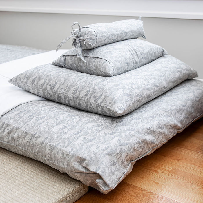 J-Life Tidal Wave Gray Pillowcase