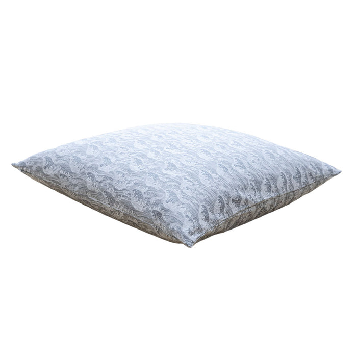 J-Life Tidal Wave Gray Zabuton Floor Pillow - COVER ONLY