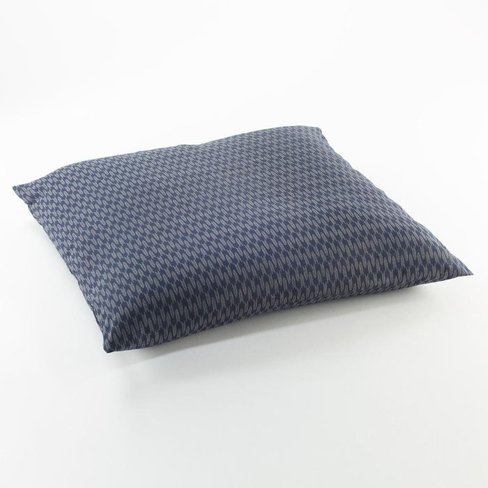 J-Life Ya Gasuri Navy Zabuton Floor Pillow