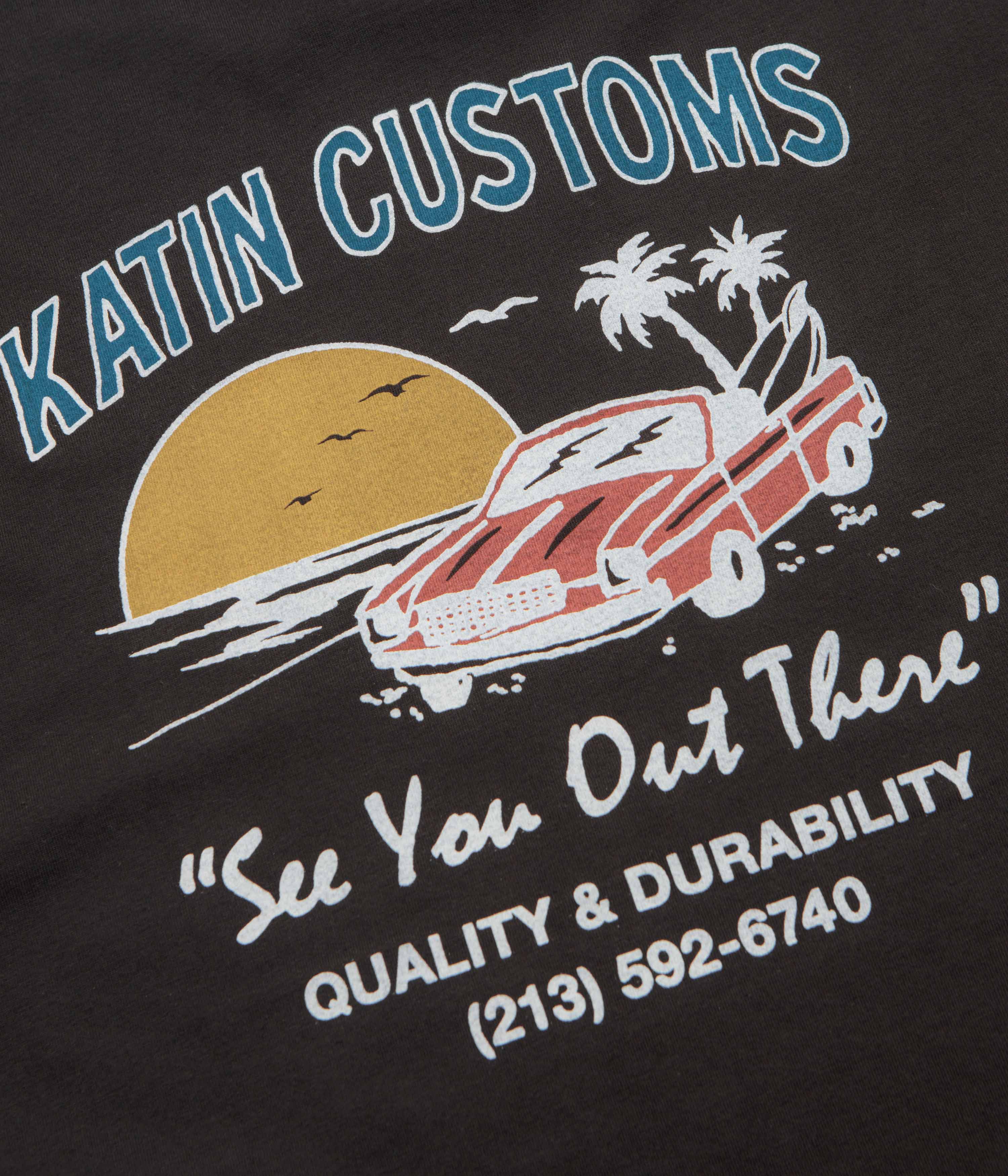 Katin Alamitos T-Shirt - Black Wash