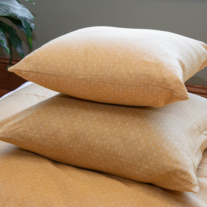 Kin Gold Throw Pillow