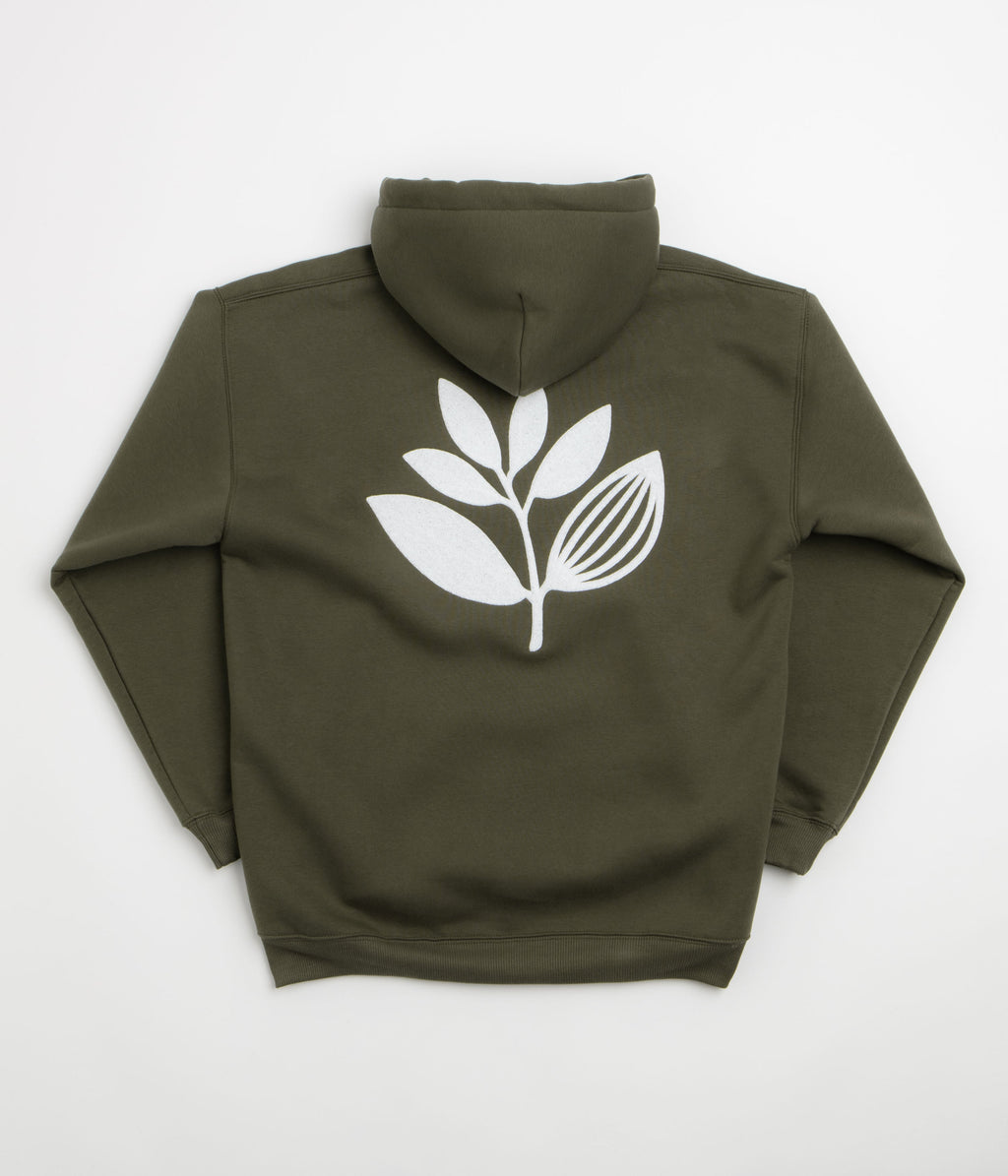 Magenta Chenille Hoodie - Khaki