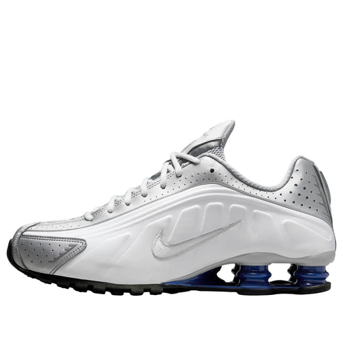 Nike Shox R4 Metallic Silver Deep Royal Blue