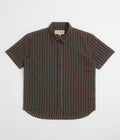 Mollusk Summer Short Sleeve Shirt - Chocolate Dobby
