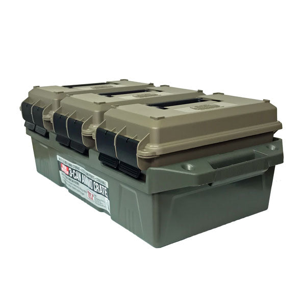 MTM® CASE-GARD™ 3 PLASTIC 50 CALIBER AMMO CAN CRATE. In-Store Pick Up Only!