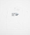 New Balance Numeric Stacked Graphic T-Shirt - White