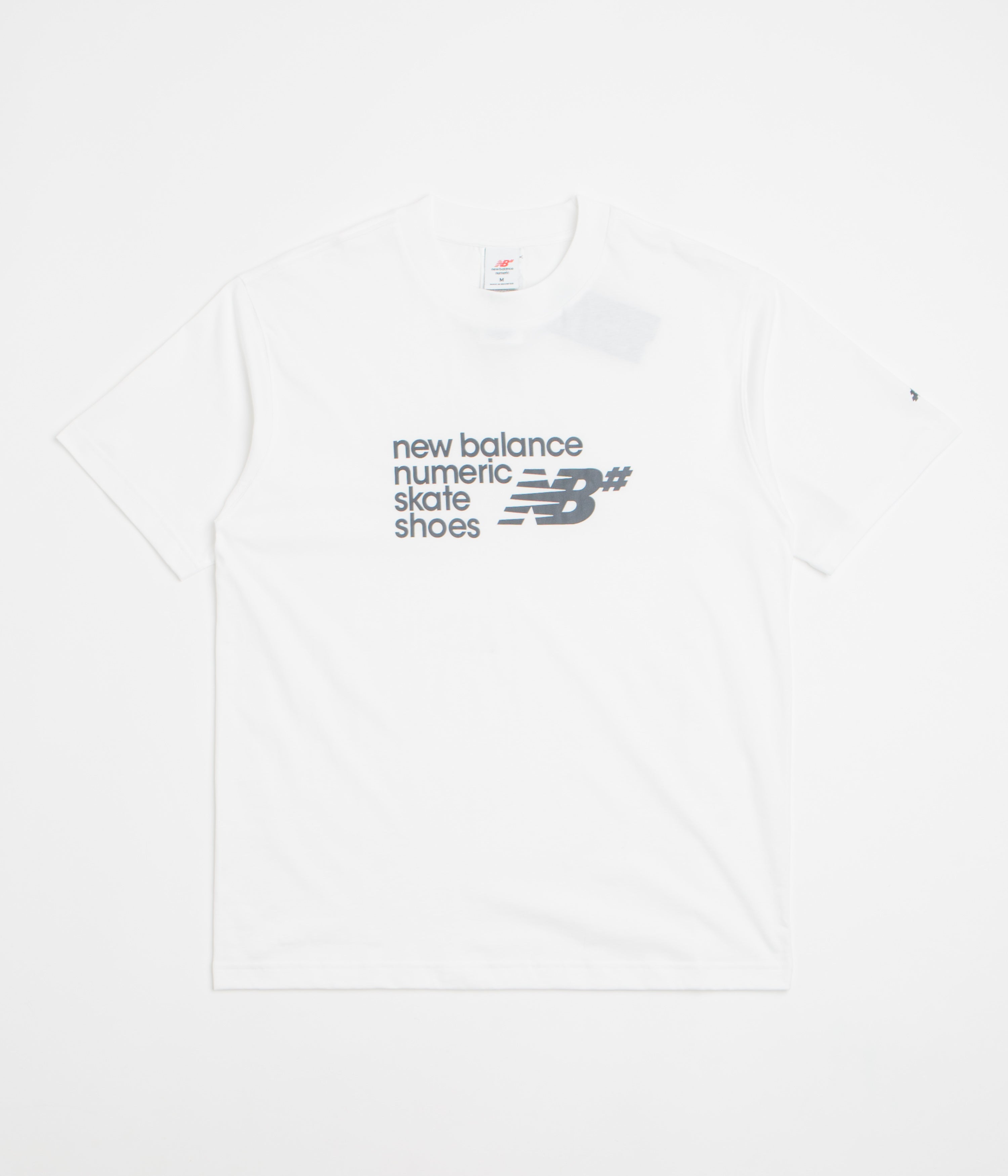 New Balance Numeric Stacked Graphic T-Shirt - White