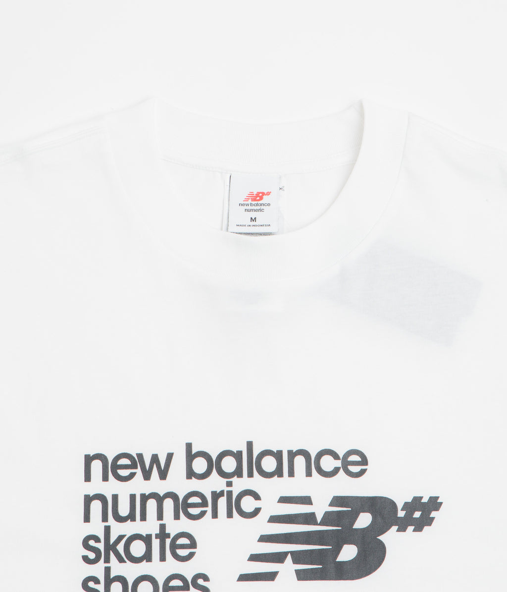 New Balance Numeric Stacked Graphic T-Shirt - White