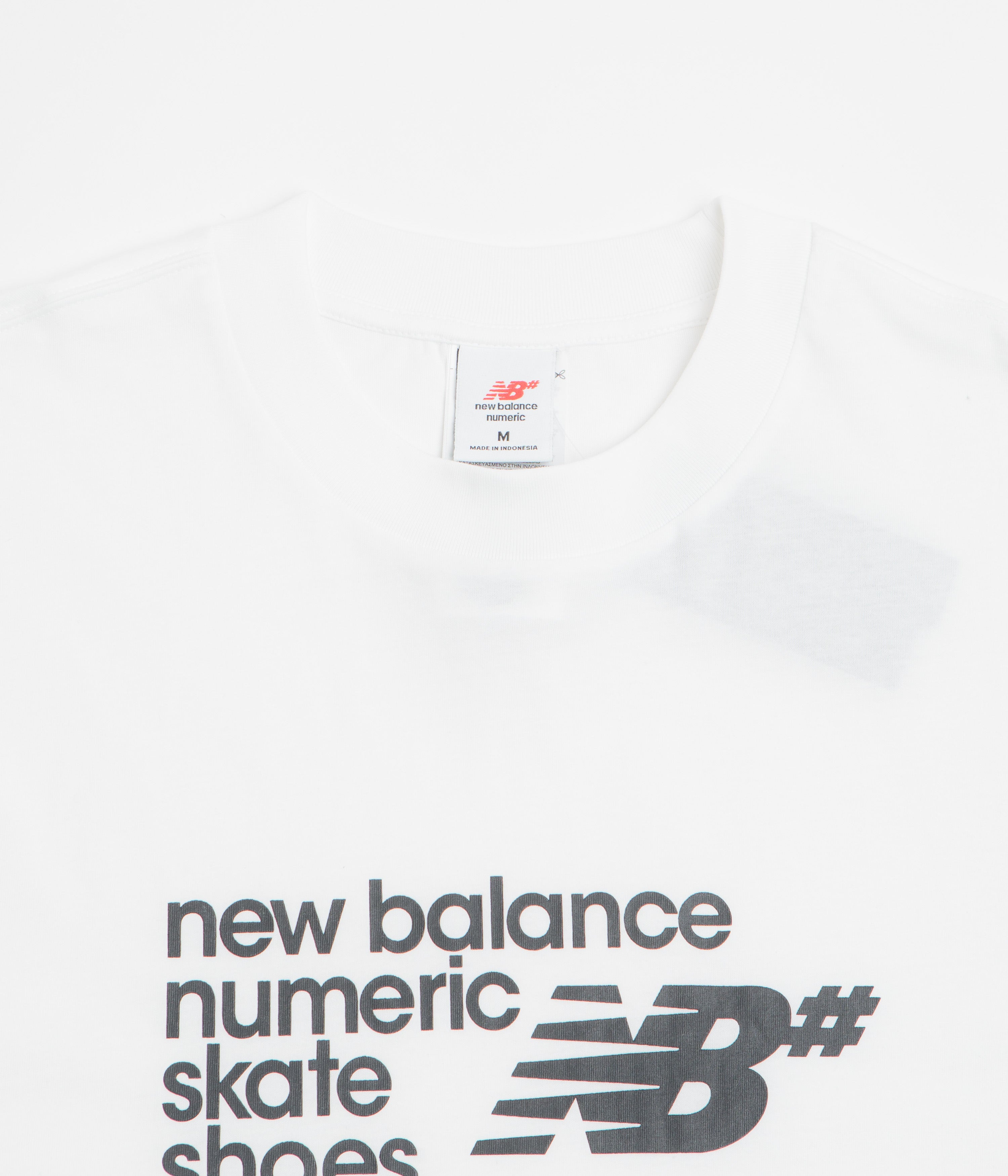 New Balance Numeric Stacked Graphic T-Shirt - White