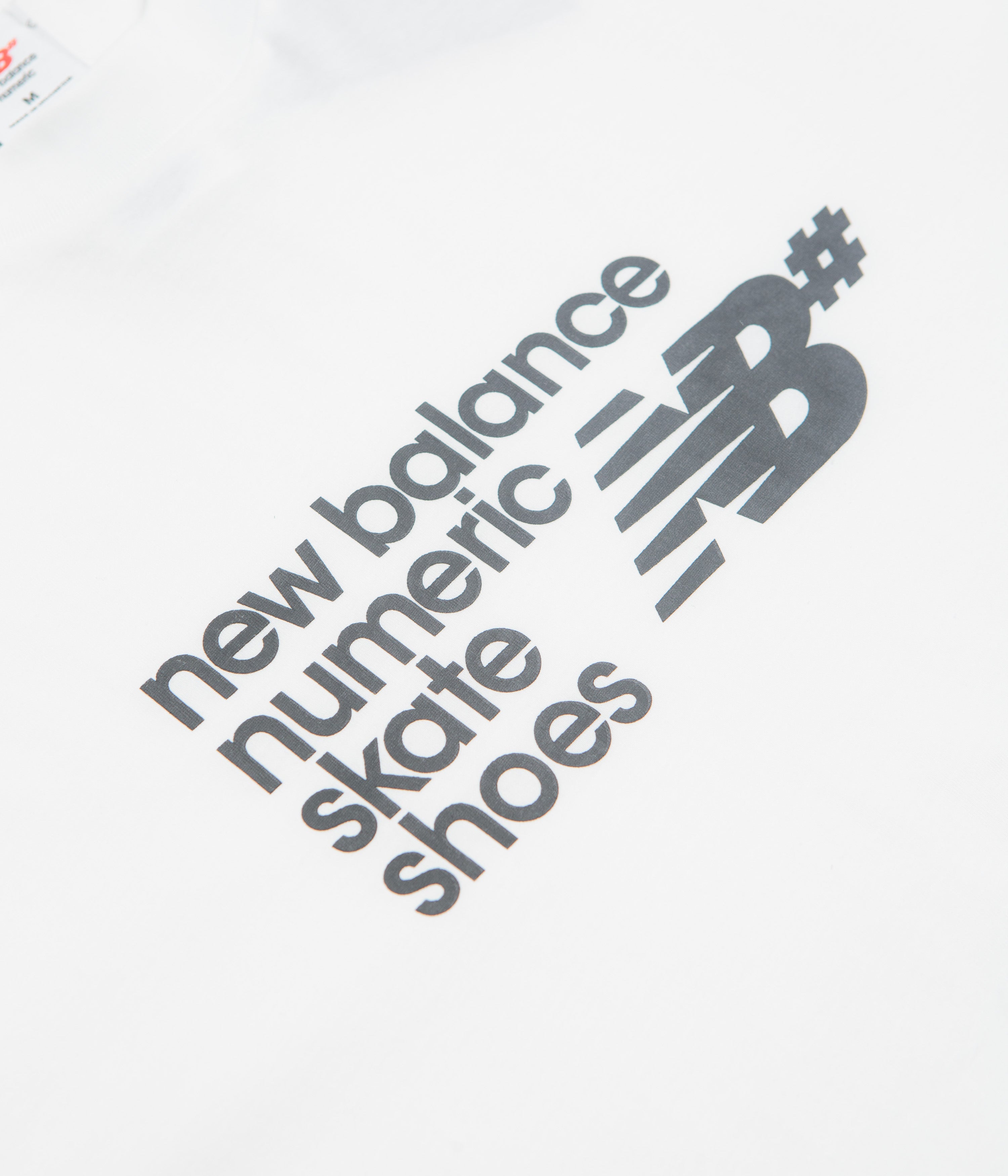 New Balance Numeric Stacked Graphic T-Shirt - White