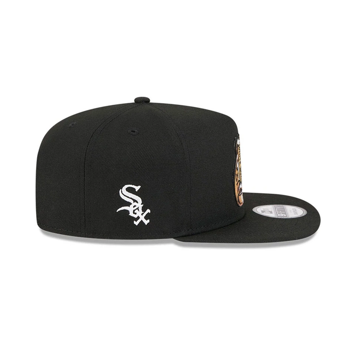 NEW ERA Chicago White Sox MLB Ring Black 9FIFTY A-Frame Snapback Adjustable Cap