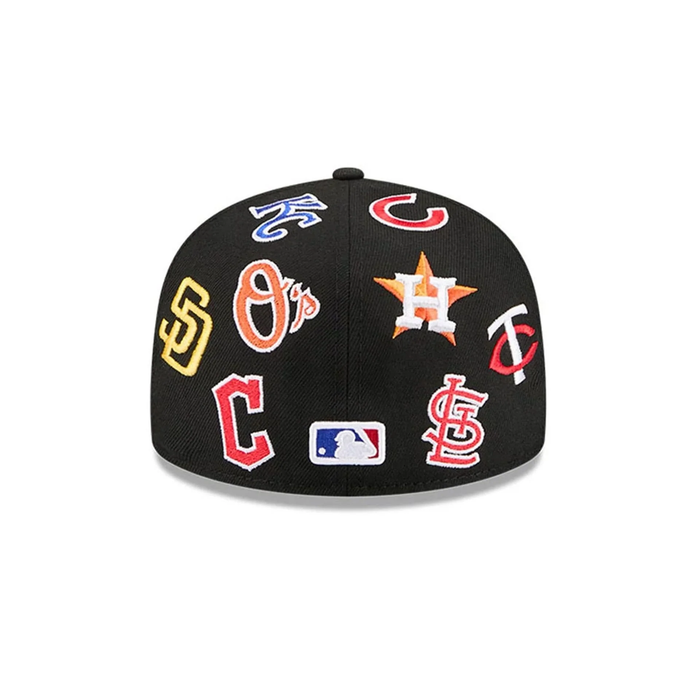 NEW ERA MLB All Over Black 59FIFTY Fitted Cap