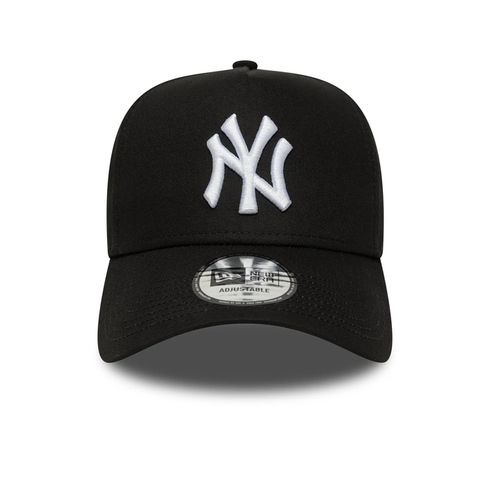 NEW ERA New York Yankees MLB League Essential Black 9FORTY E-Frame Adjustable Cap