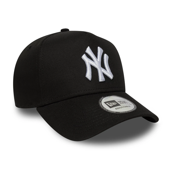 NEW ERA New York Yankees MLB League Essential Black 9FORTY E-Frame Adjustable Cap