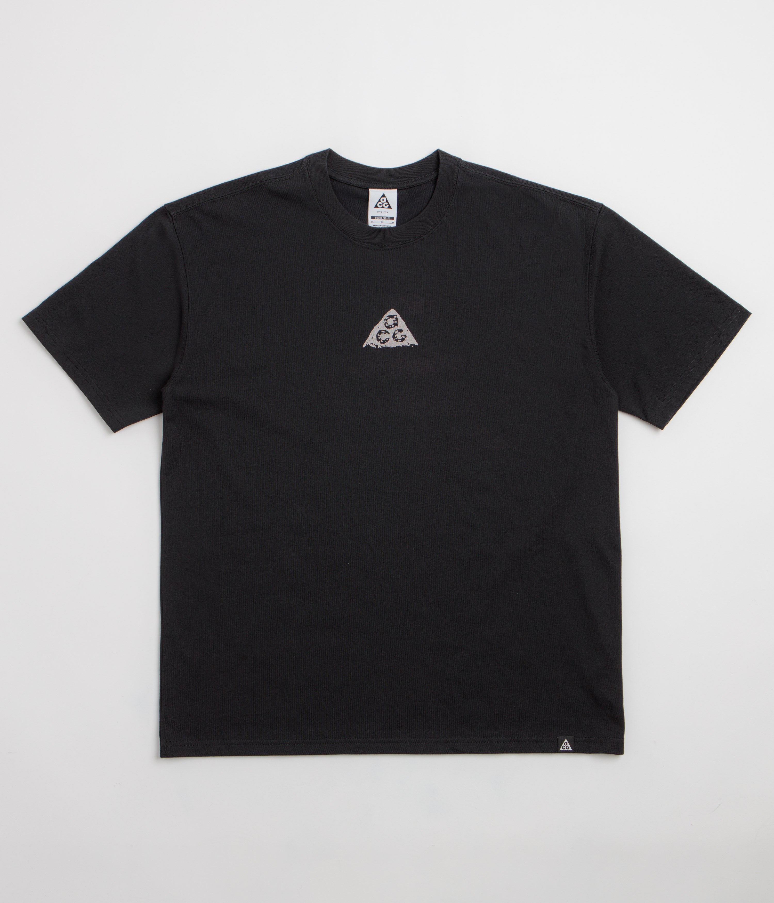 Nike ACG Stacked Rocks T-Shirt - Black / Light Orewood Brown