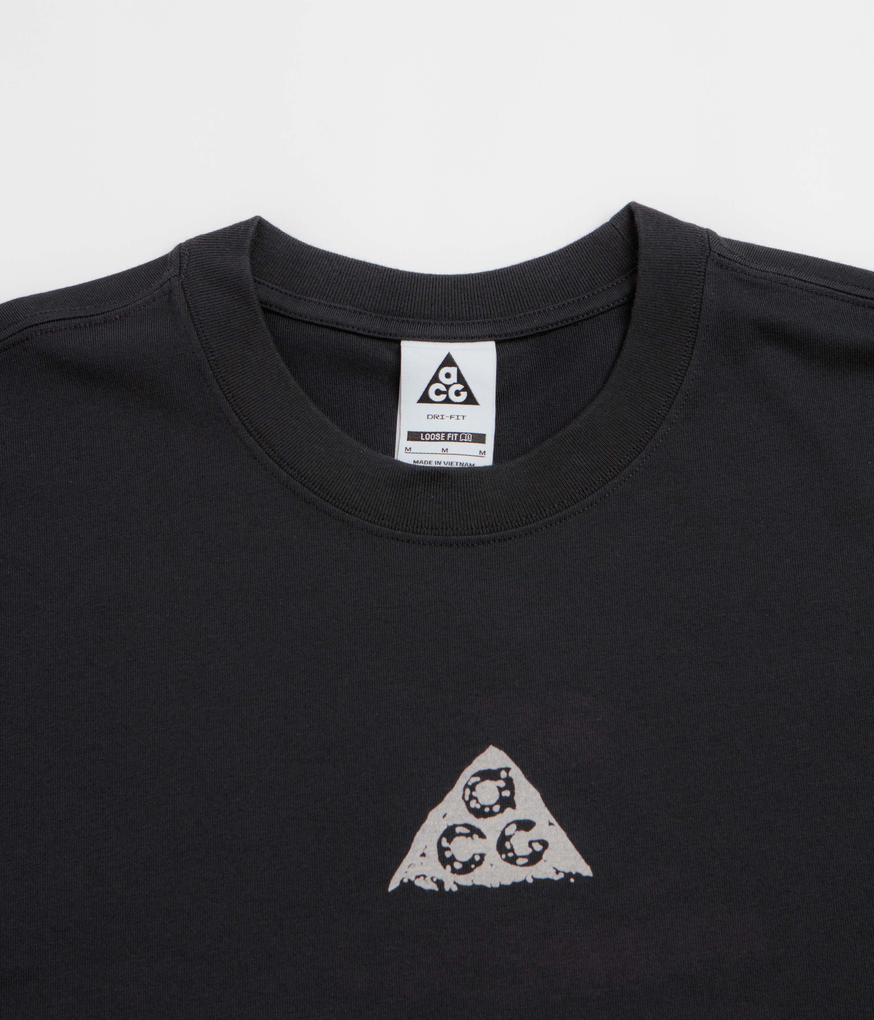 Nike ACG Stacked Rocks T-Shirt - Black / Light Orewood Brown