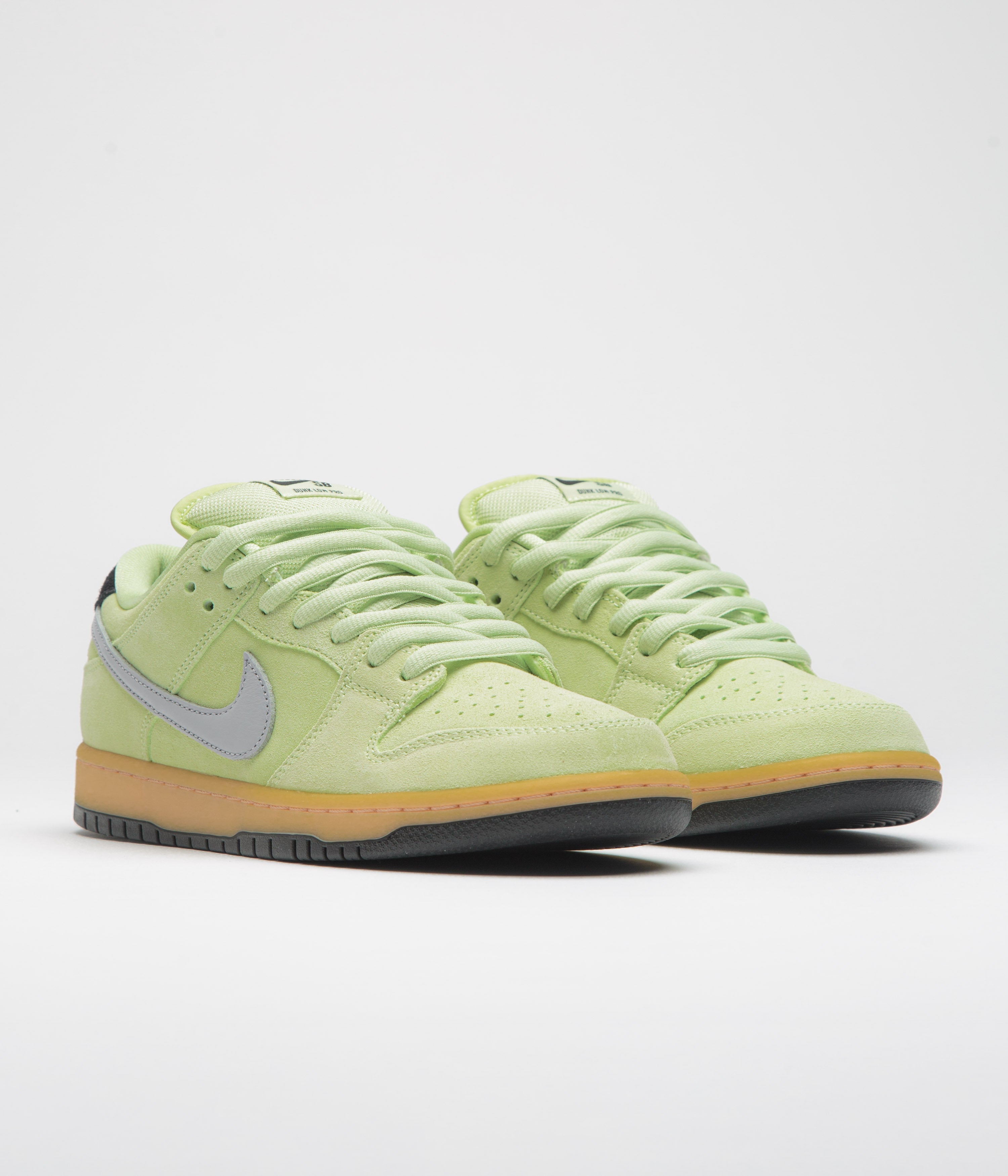 Nike SB Dunk Low Pro Premium 'Verdugo Mountain' Shoes - Pistachio Frost / Wolf Grey - Black