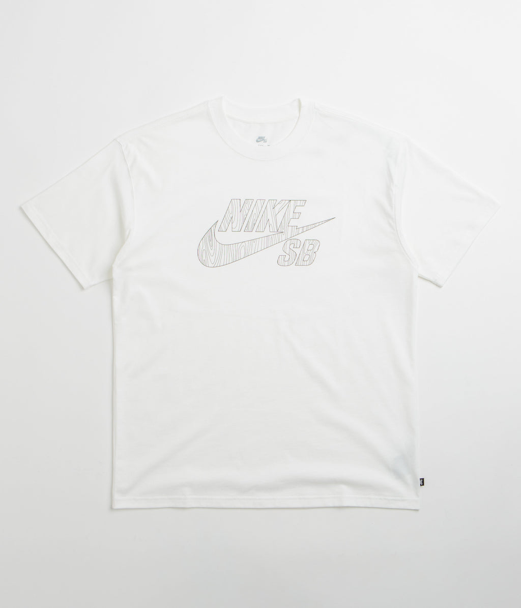 Nike SB Fill Logo T-Shirt - White / Black