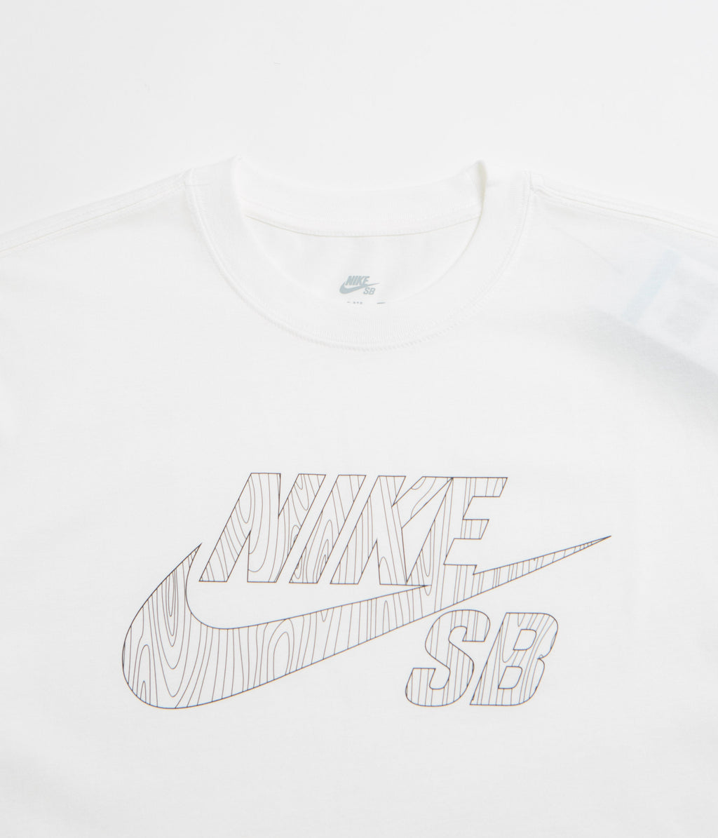 Nike SB Fill Logo T-Shirt - White / Black