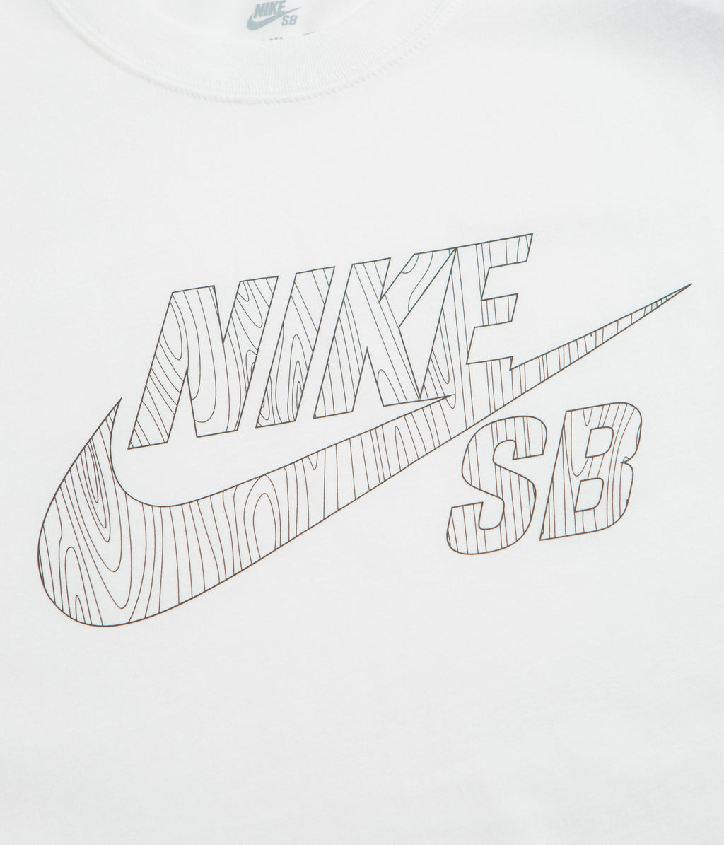 Nike SB Fill Logo T-Shirt - White / Black