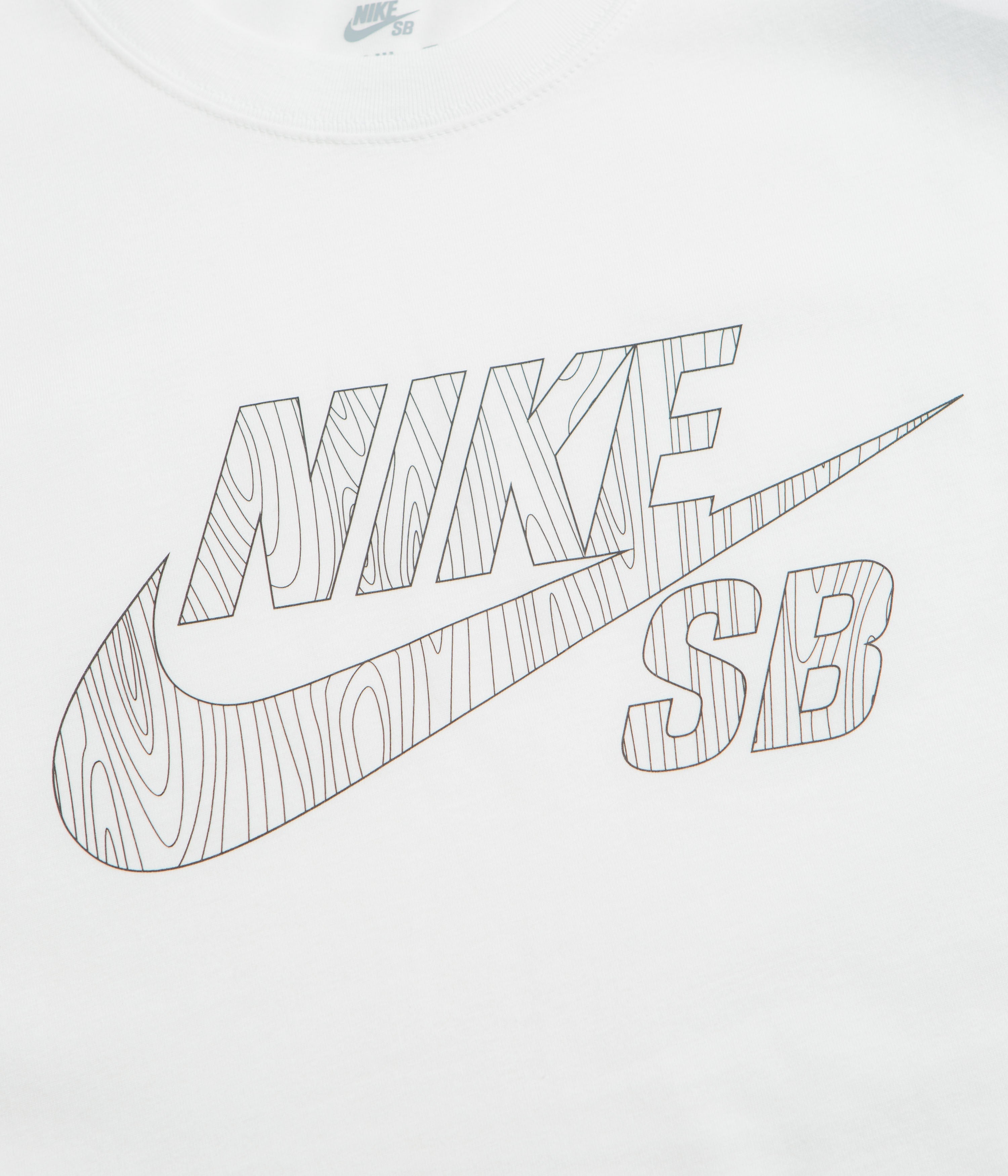 Nike SB Fill Logo T-Shirt - White / Black