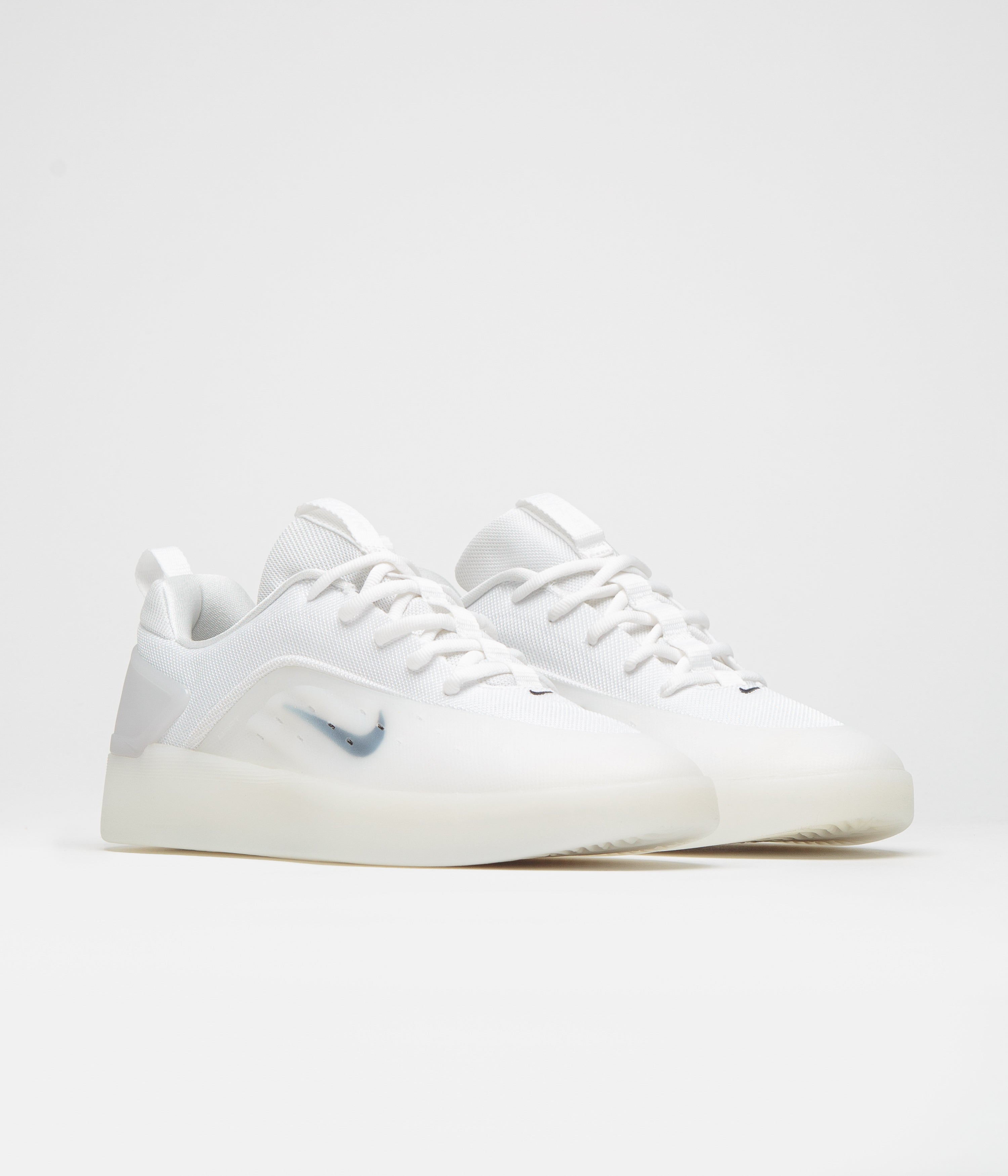 Nike SB Nyjah 4 Shoes - White / Black - White - Black