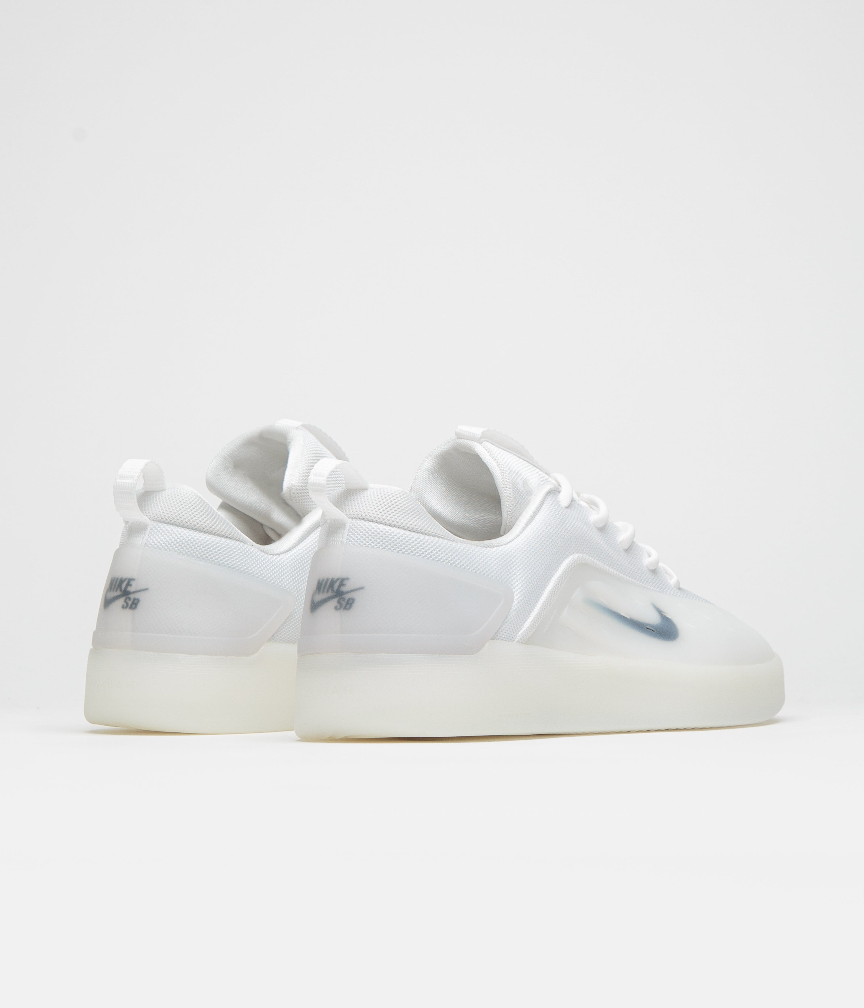 Nike SB Nyjah 4 Shoes - White / Black - White - Black