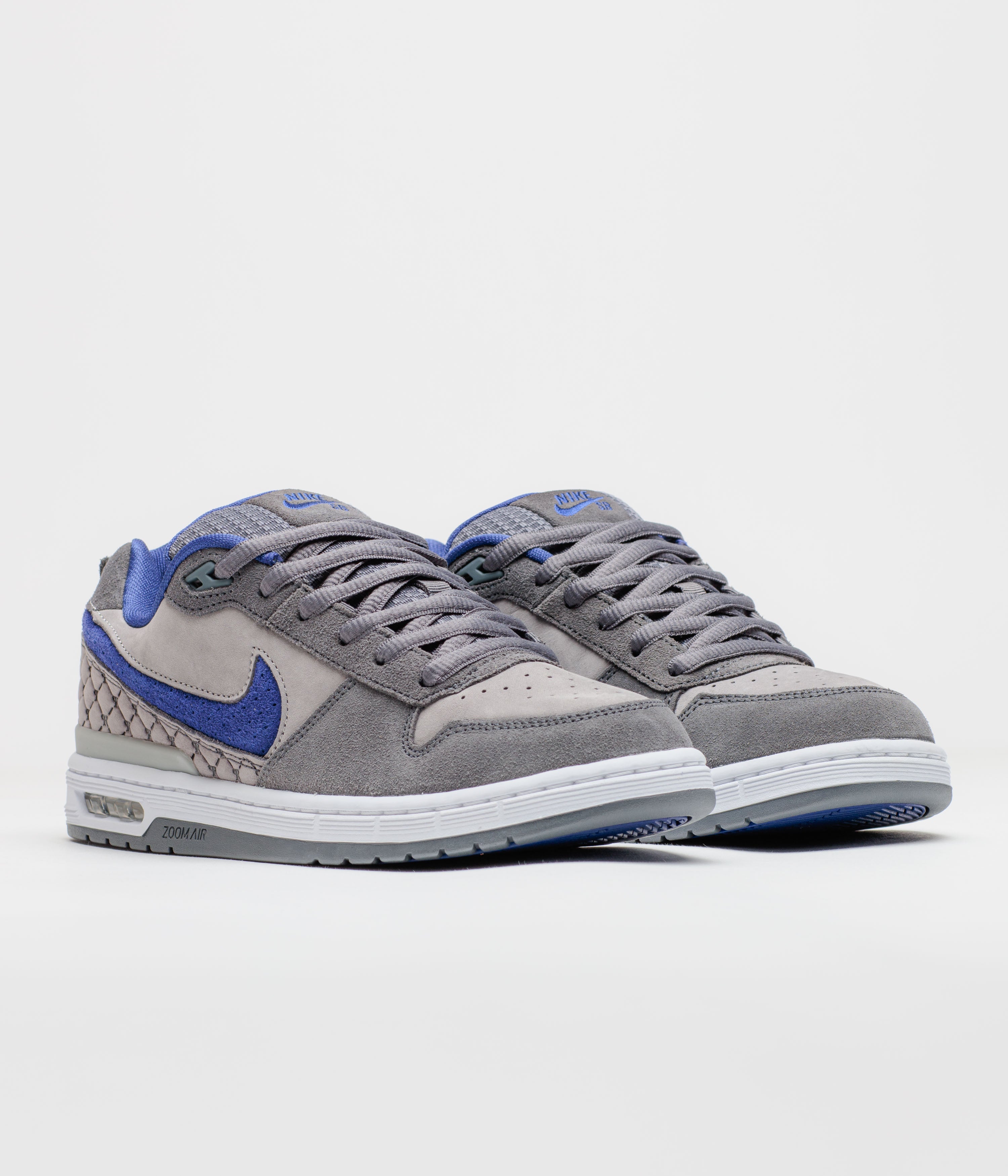 Nike SB P-Rod 1 OG Shoes - Flint Grey / Deep Royal Blue - Flint Grey