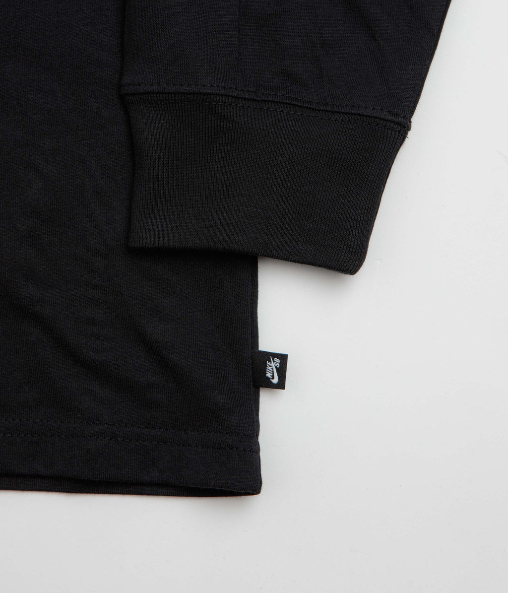 Nike SB Rugby Long Sleeve T-Shirt - Black