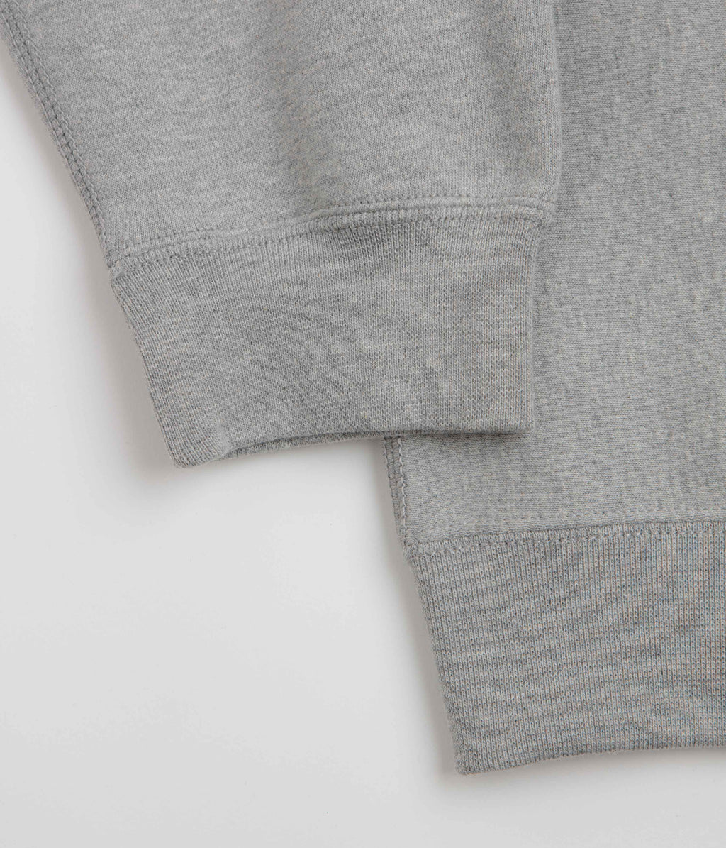 Nike Solo Swoosh Crewneck Sweatshirt - Dark Grey Heather / White / White