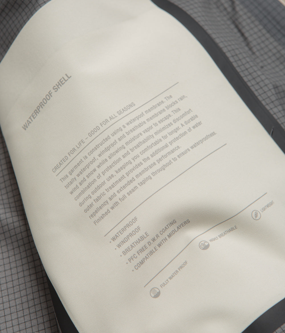 Norse Projects 3L Waterproof Stand Collar Jacket - Kit White