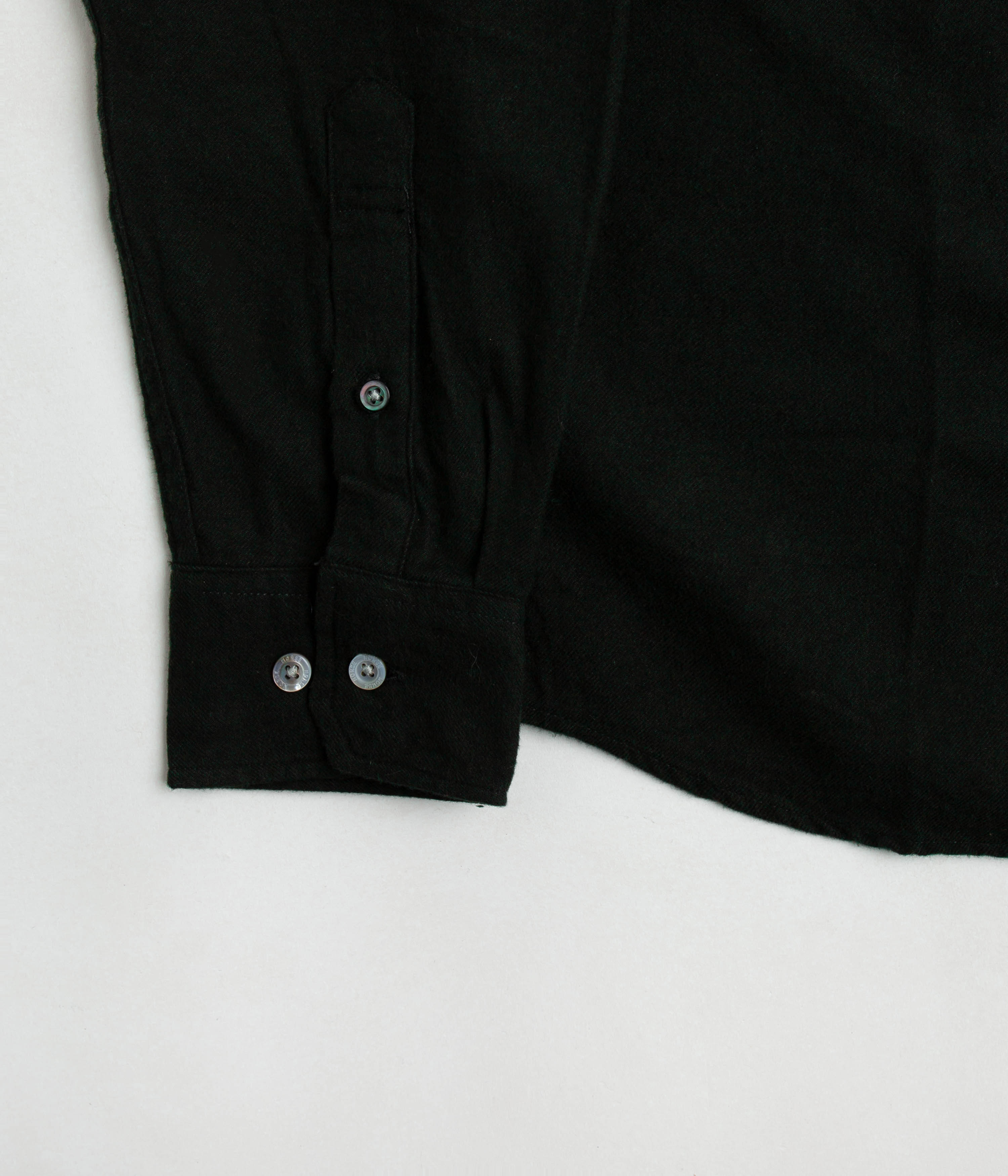 Norse Projects Anton Organic Flannel Shirt - Dark Green