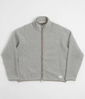 Norse Projects Bjorn Sherpa Wool Fleece Jacket - Grey Melange