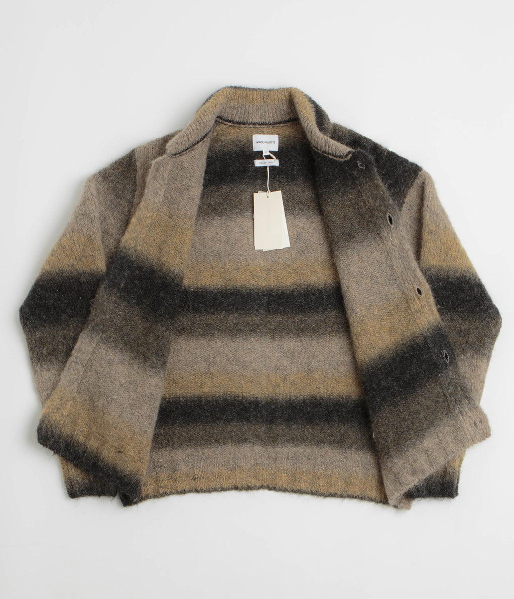 Norse Projects Erik Alpaca Wool Jacket - Utility Khaki