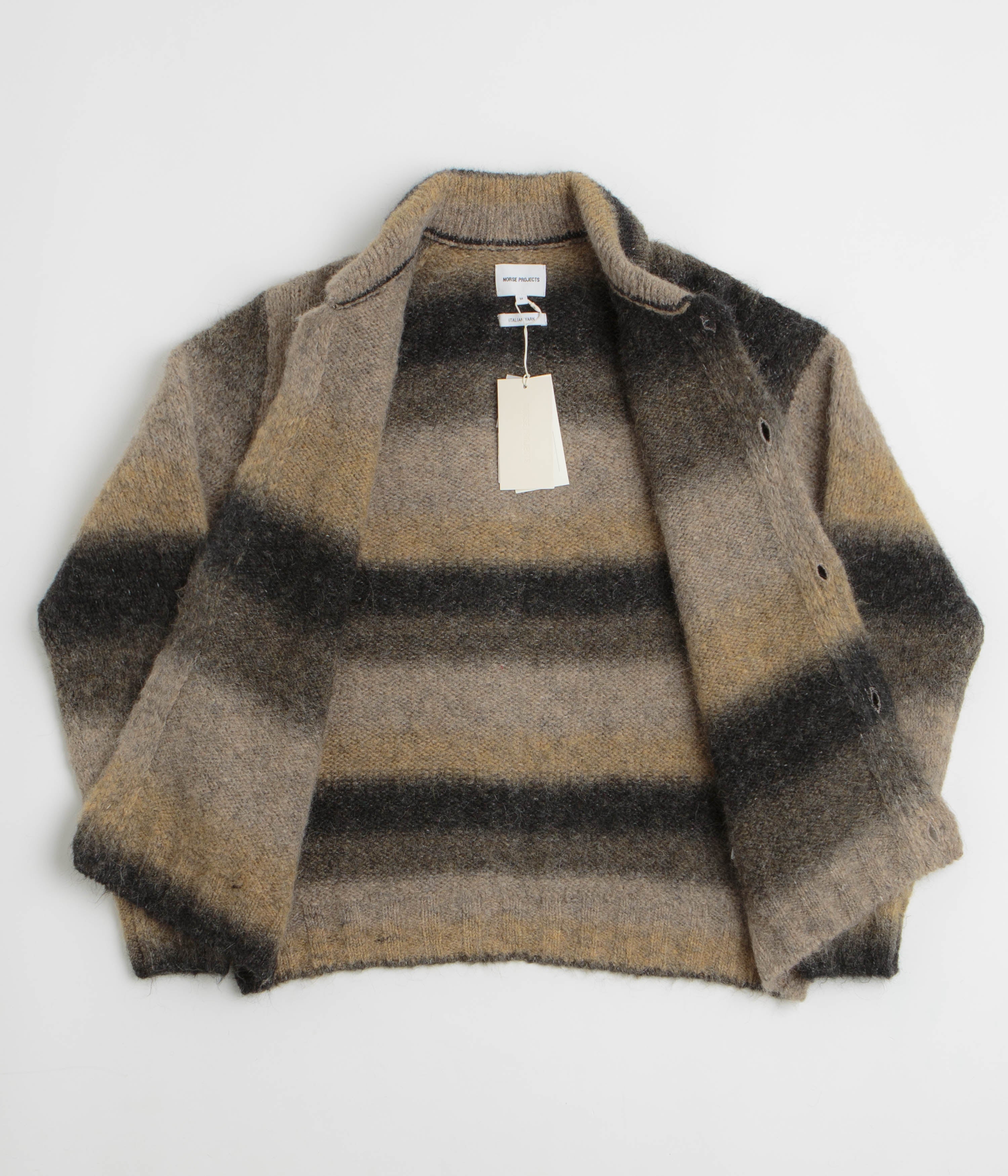 Norse Projects Erik Alpaca Wool Jacket - Utility Khaki