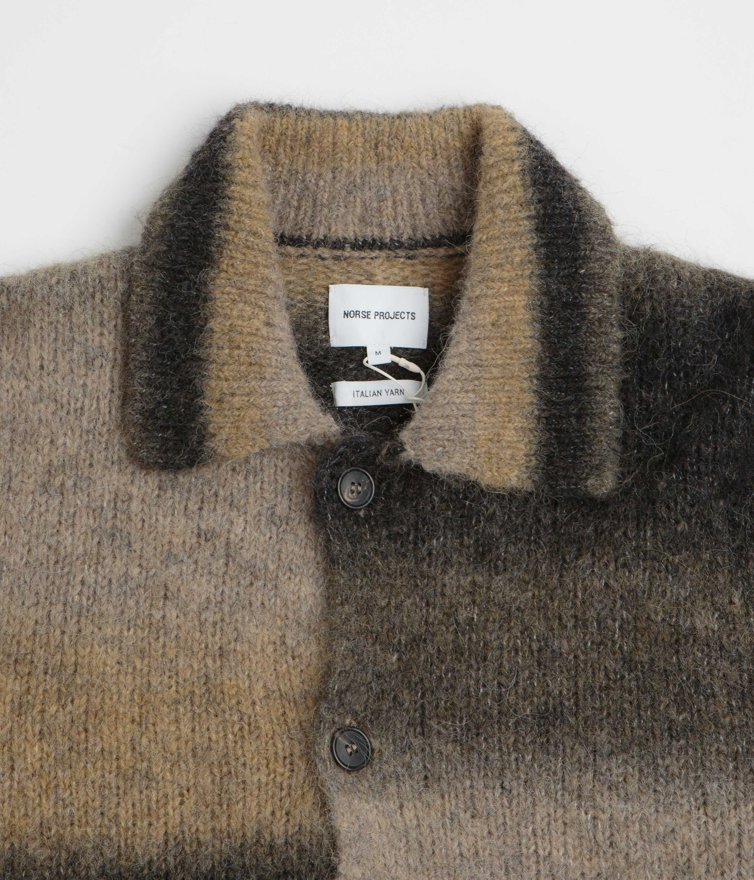 Norse Projects Erik Alpaca Wool Jacket - Utility Khaki