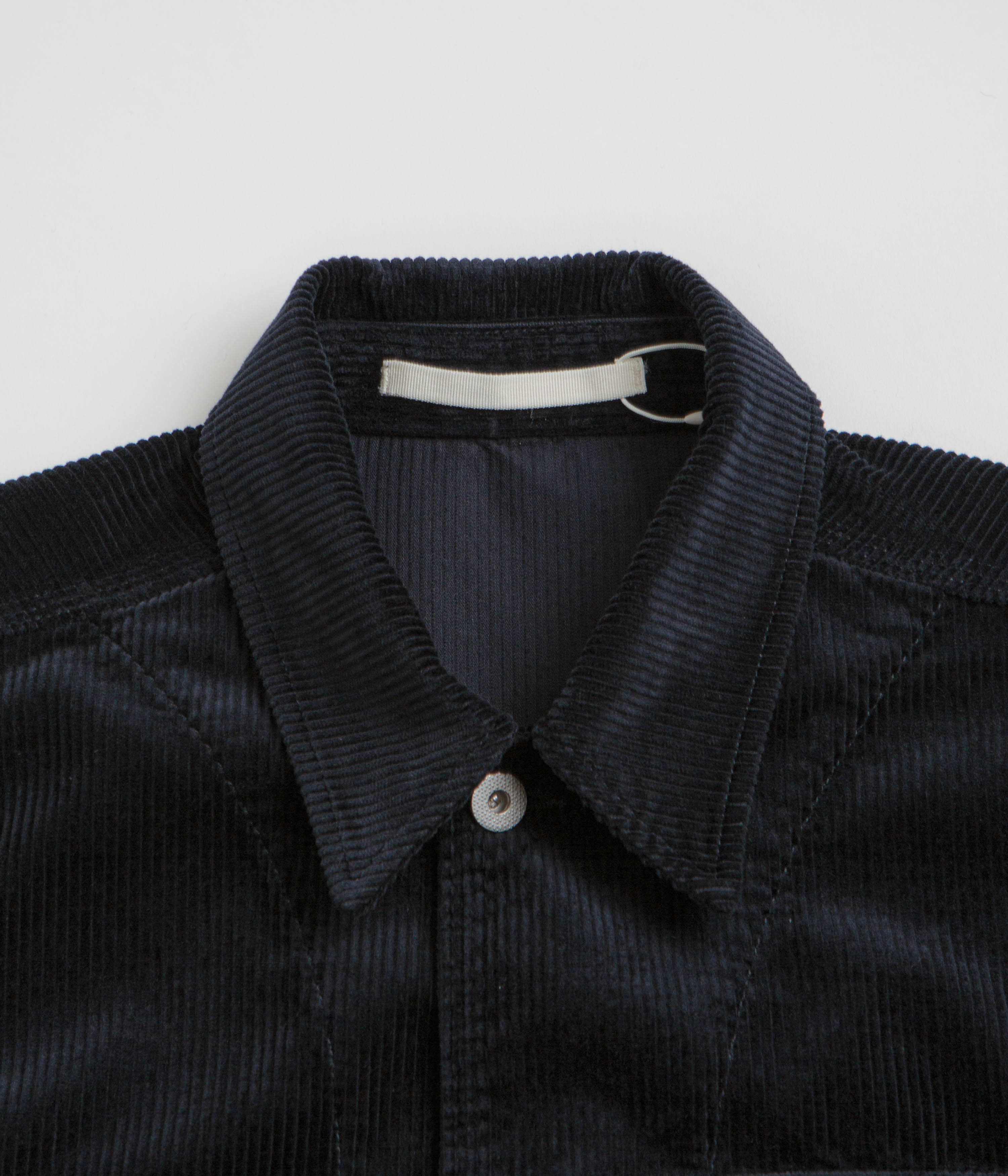 Norse Projects Folke Wide Corduroy Chore Jacket - Dark Navy