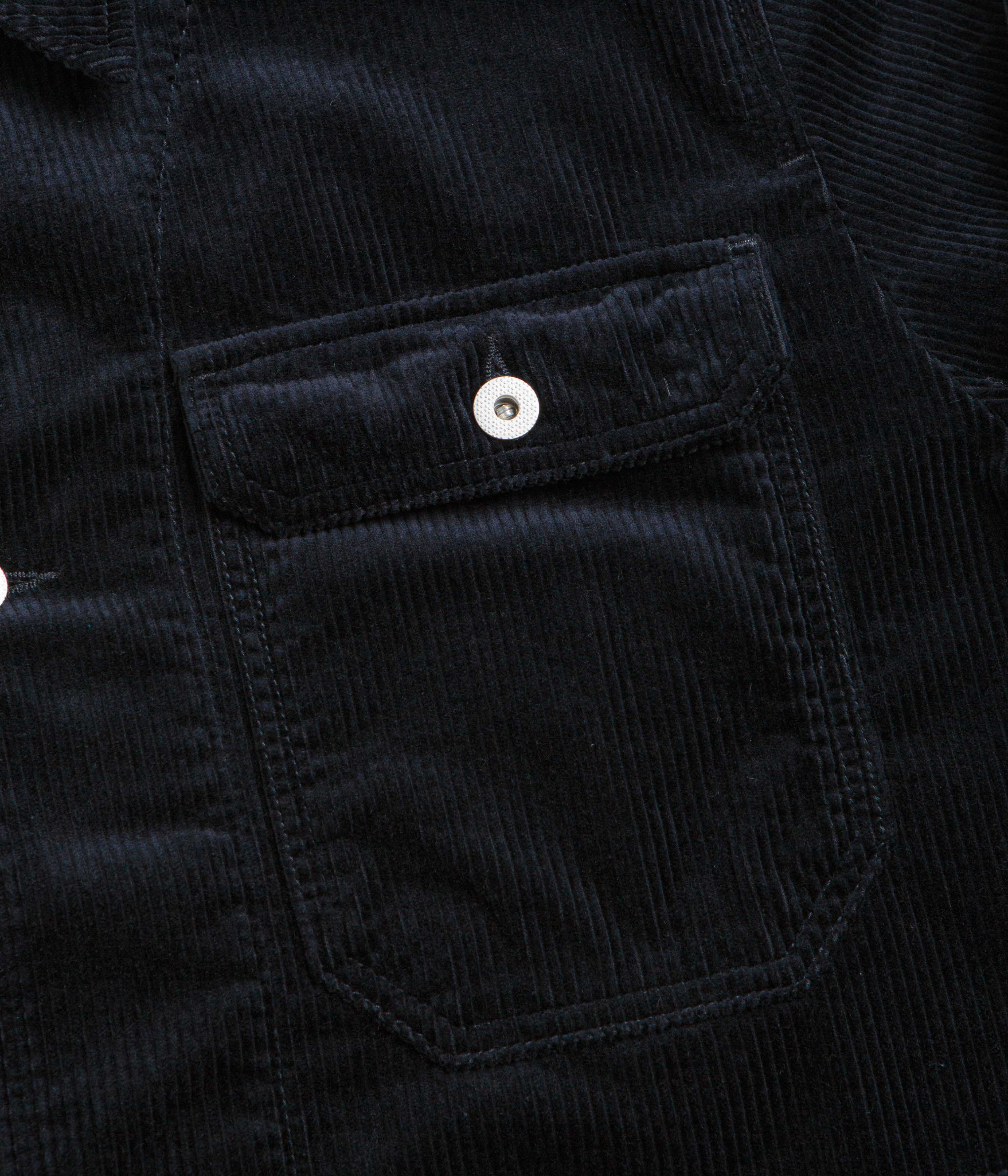 Norse Projects Folke Wide Corduroy Chore Jacket - Dark Navy