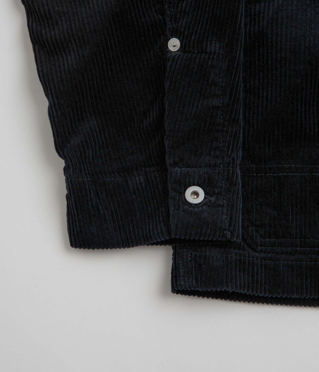 Norse Projects Folke Wide Corduroy Chore Jacket - Dark Navy