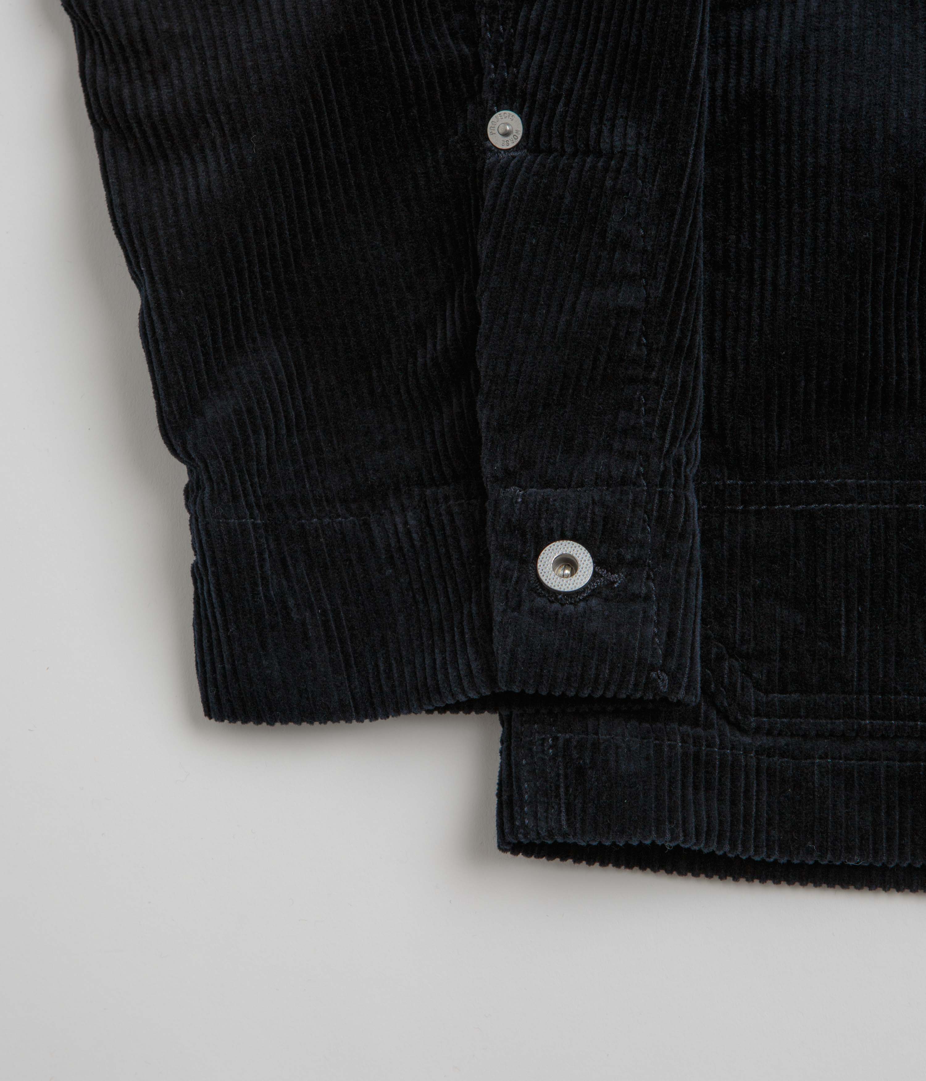 Norse Projects Folke Wide Corduroy Chore Jacket - Dark Navy