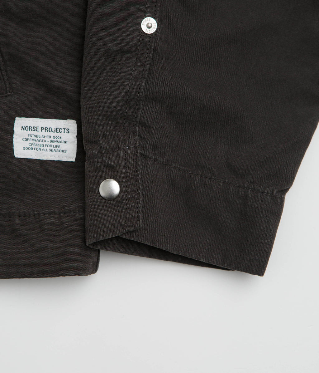 Norse Projects Raabjerg Canvas Jacket - Black