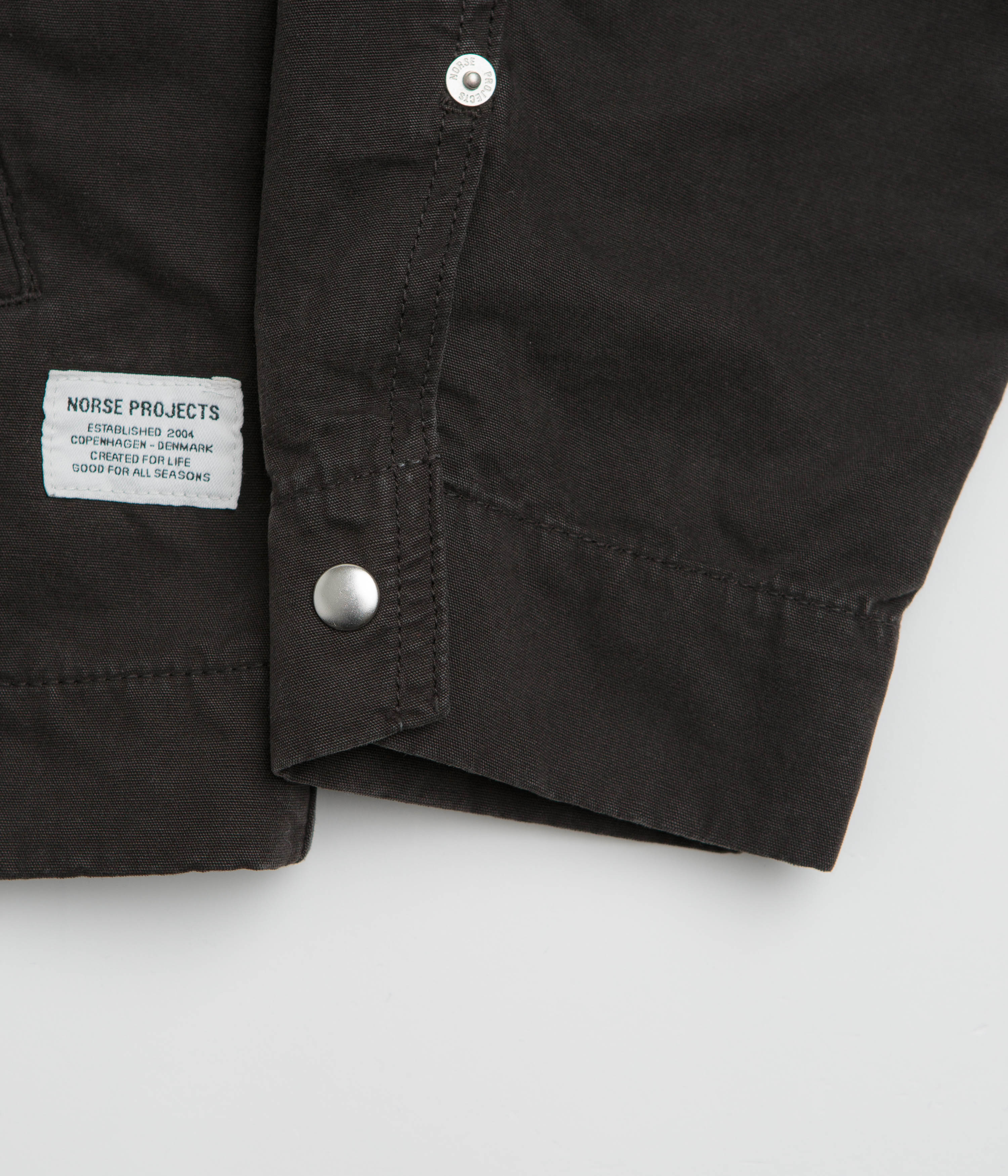 Norse Projects Raabjerg Canvas Jacket - Black
